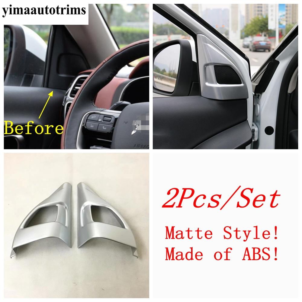 Steering Wheel / A Pillar / Gear Shift Knob Handle Bowl Cover Trim For Citroen C5 Aircross 2018 - 2024 ABS Interior Accessories
