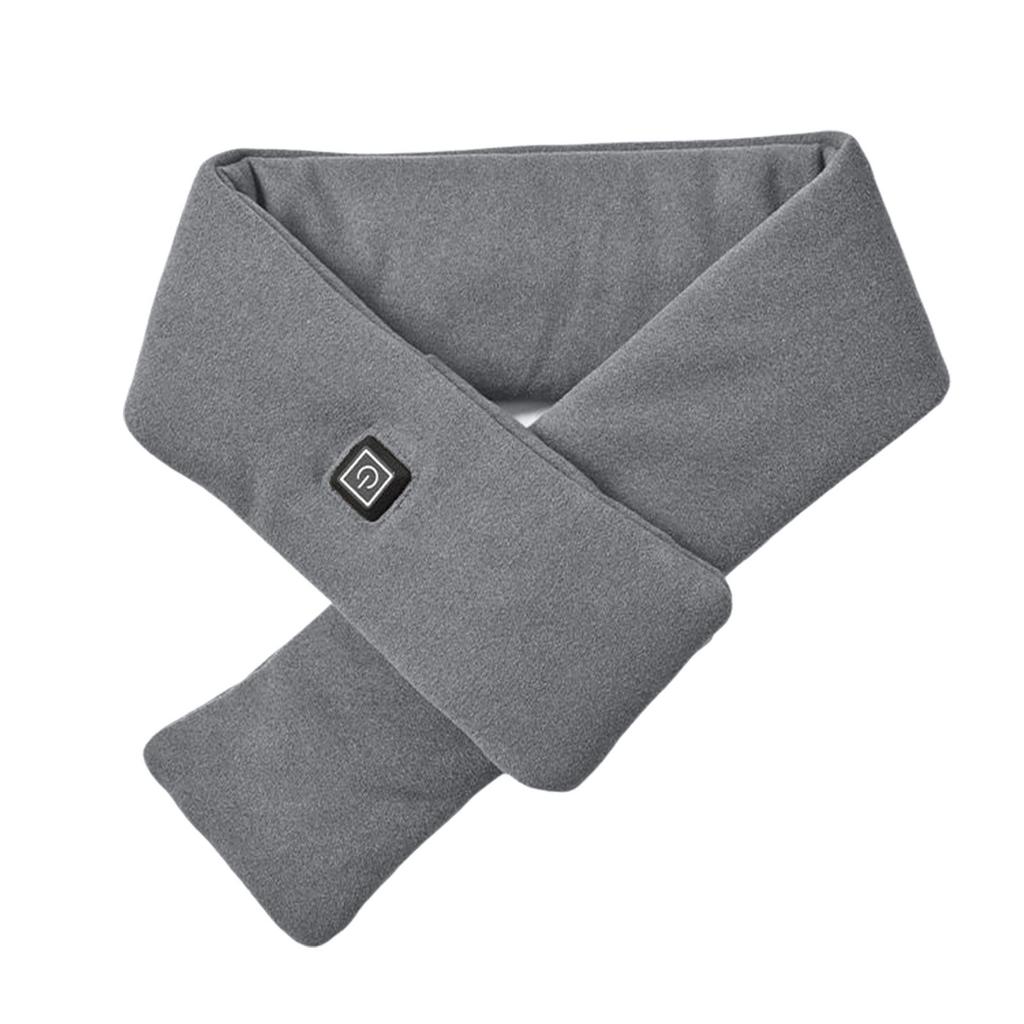 USB Rechargeable Electric Heated Scarf for Winter Warmth with 3 Adjustable Temperature Setting Neck Warmer Heater Wrap