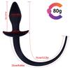 MoDi Women Sex Toys Faux Dog Tail Butt Anal Plug Liquid Silicone Sexy Romance Adult Game Toy