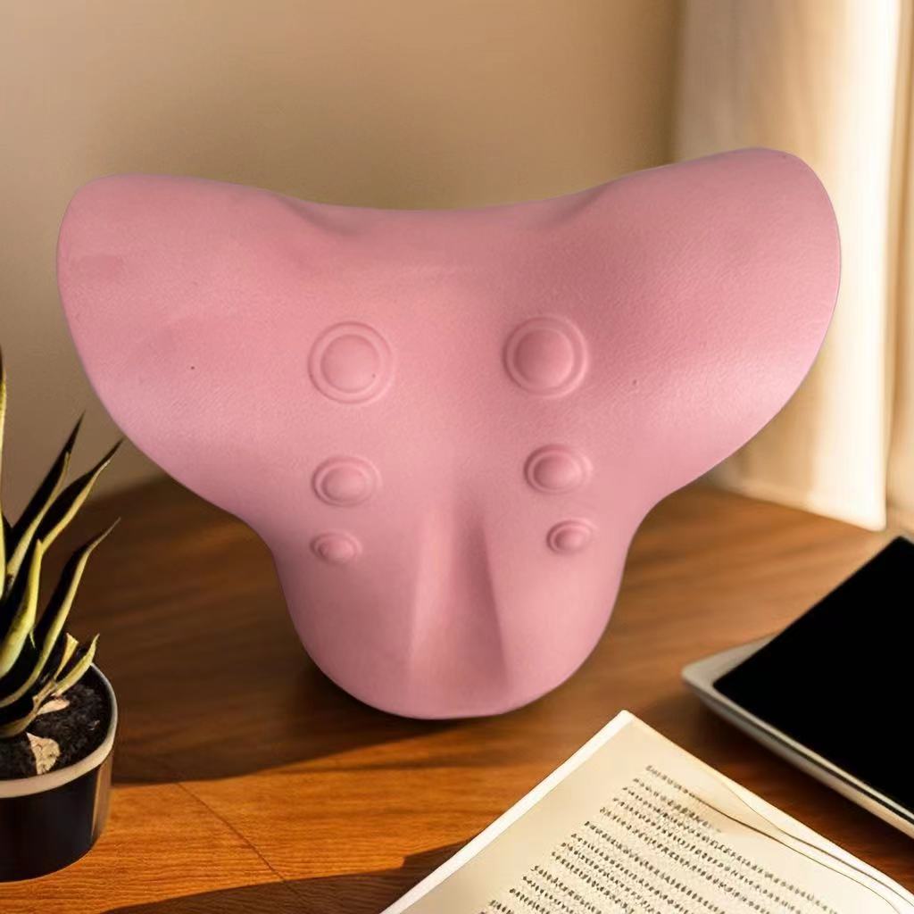 Pescoço Ombro Alongador Relaxante Cervical Quiropraxia Tração Dispositivo Travesseiro Para Alívio Da Dor Na Coluna Cervical