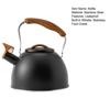 3L Tea Kettle Stainless Steel Built-in Whistle Leakproof Food Grade Matte Finish No Odor Efficient Heat Conduction