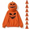 Unisex Bluza z kapturem dla dzieci z nadrukiem dyni na Halloween Retro Top