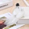 1 Pair Simulated Feather White Dove Creative Simulation Foam Feather Lovers Household Props Wedding Supplies Handicraft