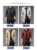 Men's Mid-Length Trench Coat, Autumn Korean Style Jacket, Simple Design, 9 Colors Available