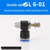 Trachea Connector PC8-02 Male Thread Quick Elbow Insert Pneumatic Throttle Valve