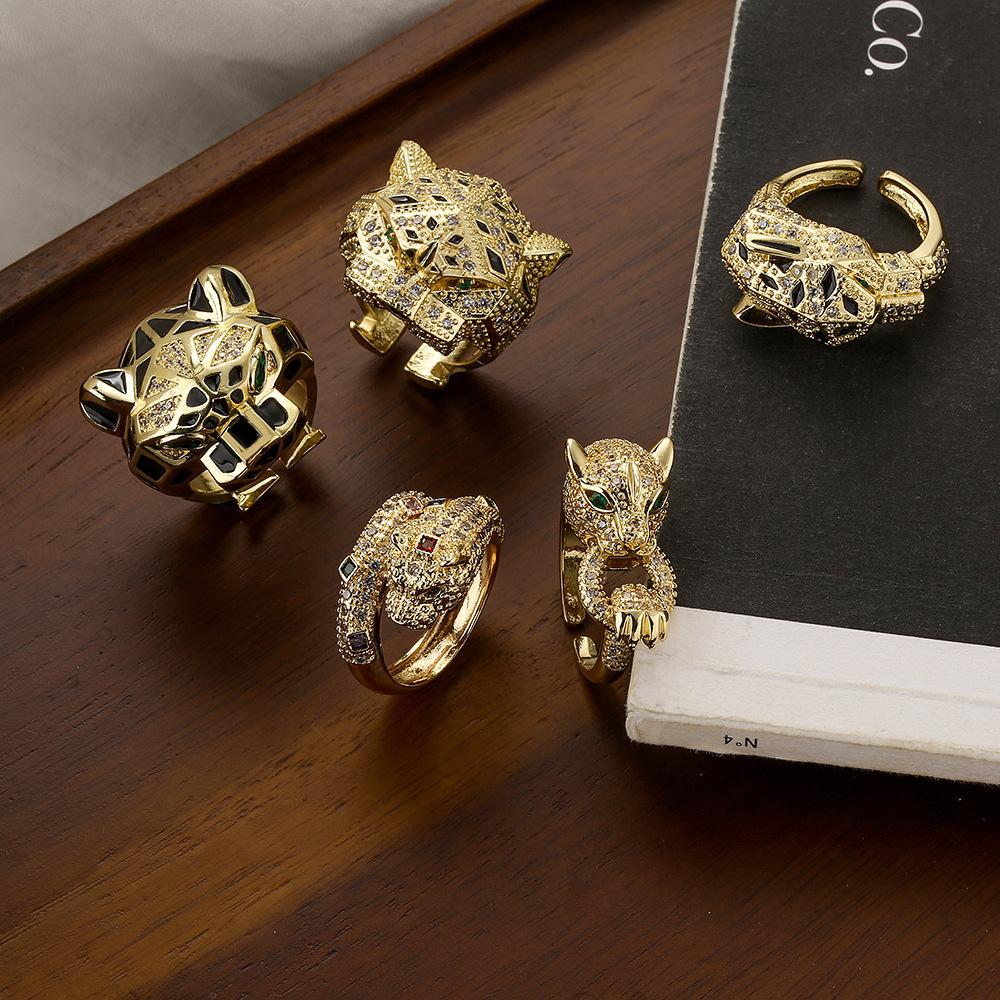 5 Colors Fashion Creative Evil Eye Rings For Men Women Personality Male Punk Zircon Men's Bar Night Club Accessories Gifts