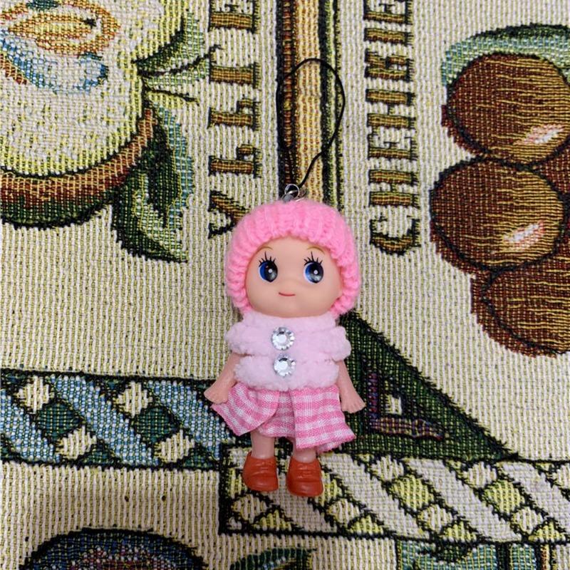 Mini Peluş Hayvanlar Anahtarlık Sevimli Moda Çocuklar Peluş Bebek Anahtarlık Yumuşak Doldurulmuş Oyuncaklar Anahtarlık Bebek Kızlar Kadınlar Için