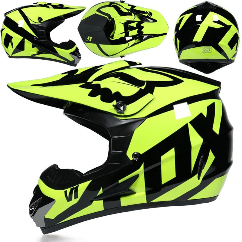 Full Face ABS Off-Road Motorcycle Helmet Men Women Lightweight Safety Gear In Multiple Colors Sizes
