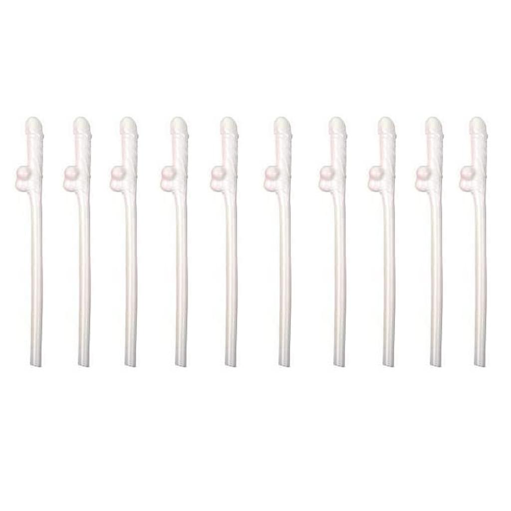 10PC Hen Party Bar Willy Straws Party Phallus Girls Night Out Accessories Straws