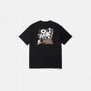 Kolon Sports Unisex Grafik Kurzarm T-Shirt jwTcm25811blk