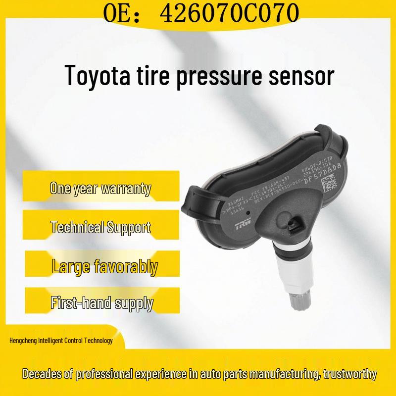 Sensor de Pressão de Pneu TPMS Compatível com Toyota 42607-0C070