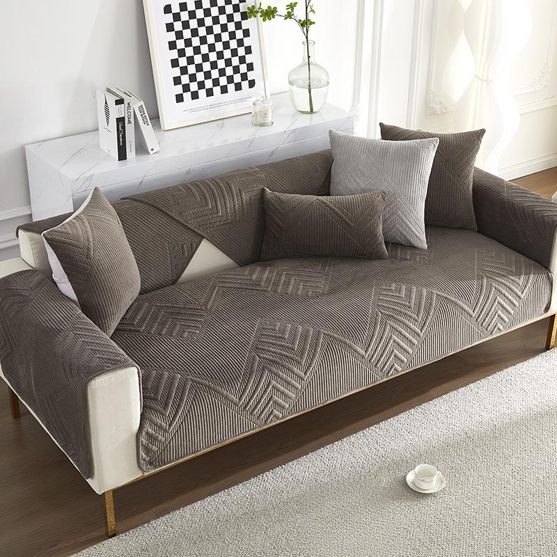 Sofa Cushion Four Seasons Universal Non-Slip Cushion Nordic Simple Sofa Cover All-Inclusive Universal Cover Cover Back Cushion Cover Towel