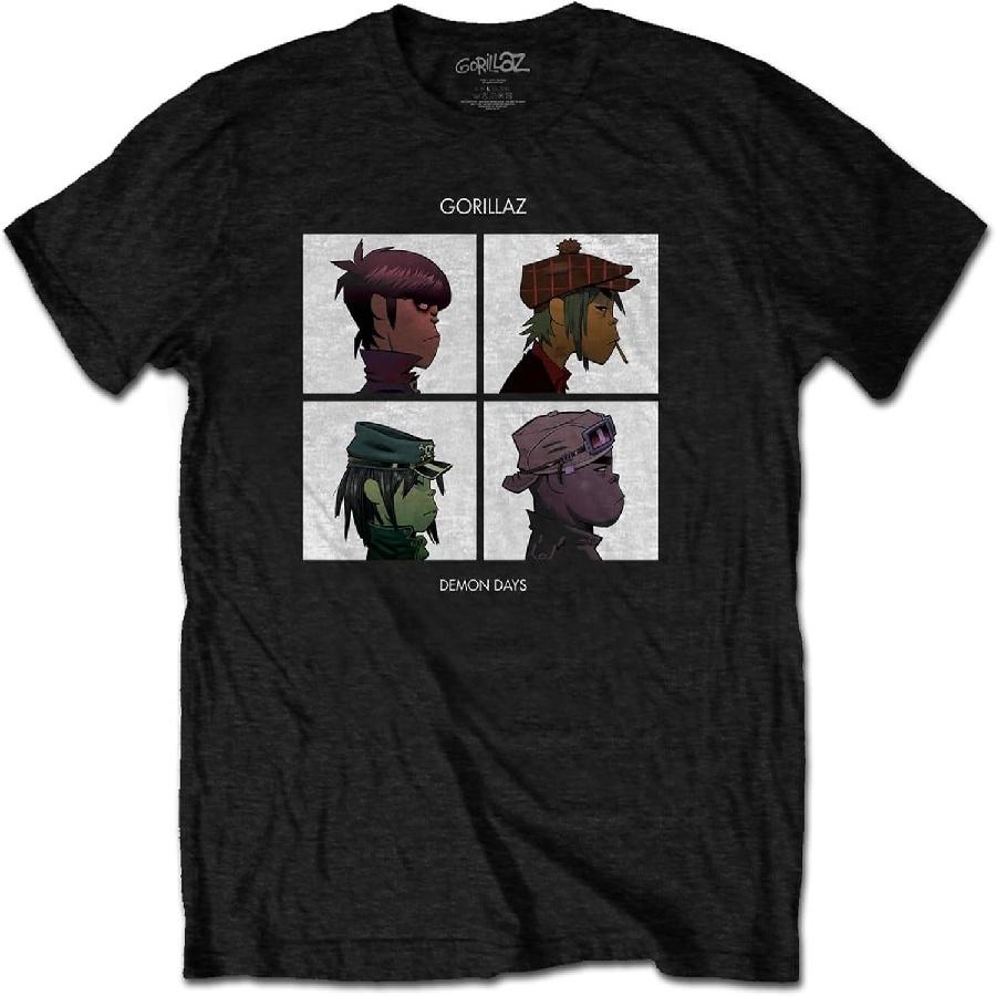 Мужская футболка Gorillaz Demon Days _ Официальная лицензионная продукция S чёрный