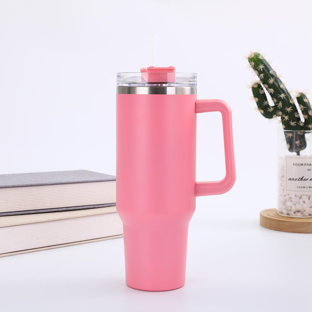 

Car Cup Big Cap Steel Thermos Cup Outdoor Portable Handle Ice Bully Cup Durable Durable Useful Useful Safe Safe 40oz