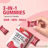 Siens By Dabur Hair Skin & Nails Gummies 30 Count | 3-in-1 Biotin Supplement For Radiant Skin, Strong Nails & Healthy Hair Growth Support