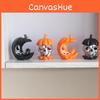 Halloween Pumpkin Skull Led Night Light With Colorful Effect For Party And Holiday Decor