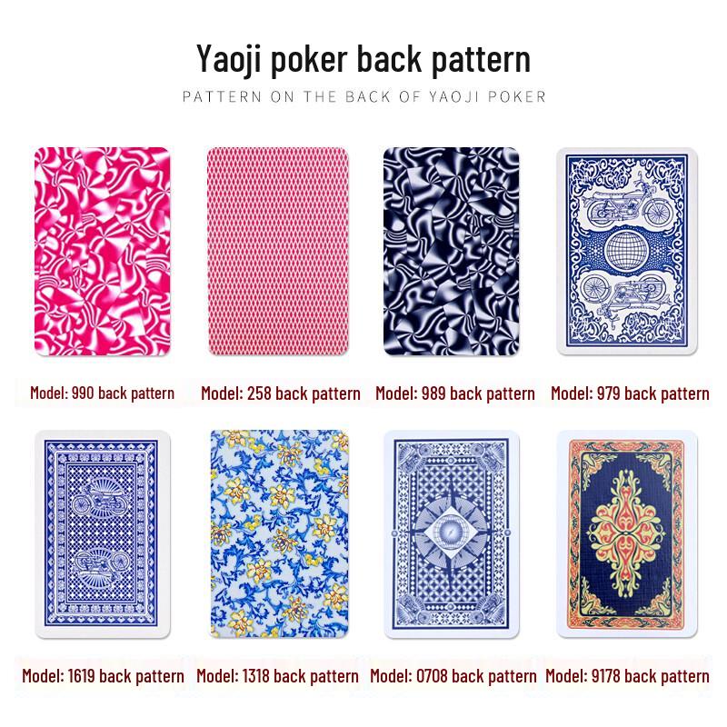 Yaoji Langlebige Papier-Spielkarten - 10er-Pack