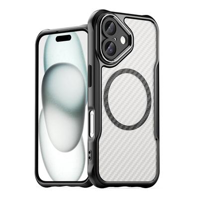 Etui Silikonowe Leading Series MagSafe Do iPhone 16 Plus - Czarne