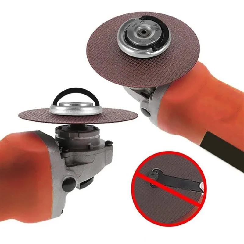 M14 Winkelschleifer Schnellspanner Selbstsichernder Schleifer Pressplatte Flanschmutter Kraftspannfutter