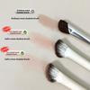 2 Pcs Half Fan-shaped Nose Shadow Brush Portable Angled Nose Contouring Highlighter Powder Brush Make Up Tools