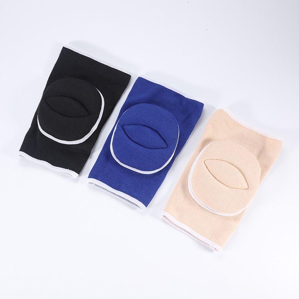 

1Pair Polyester Cotton Sports Knee Brace Sponge Elastic Knee Protector Unisex S чорний
