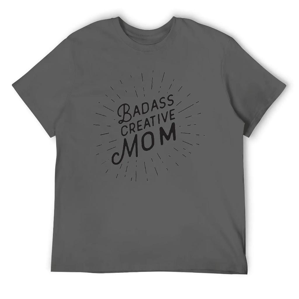 Mother's Day Badass Creative Mom WOmen's Triblend T-shirt Crewneck Sports T-shirts Novelty Fitness Funny Eur Size