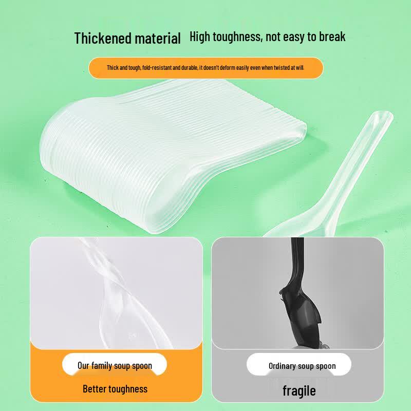 SHUANG YU Disposable PP Spoons