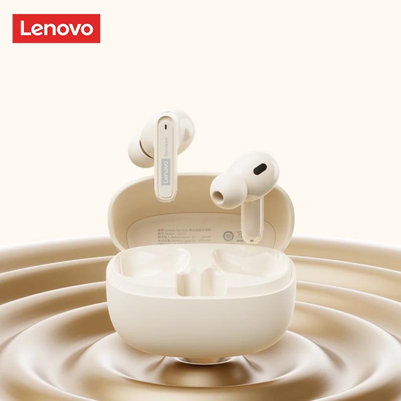 NEW Lenovo LE216 ANC Bluetooth 6.0 Earbuds TWS Wireless In-Ear Earphones Active Noise Cancellation HD Call Headphones 30H Long Battery Life Earbuds