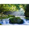 3d Forest Waterfall Wallpaper Scenery Wall Mural Living Room Tv Bedroom Waterfall Wallpaper Home Decor
