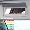 The Text Car Stickers You Are Beautiful Interior Decoration Rear View Mirror Fashion Stickers Creative Sport Pvc Vinyl Decals