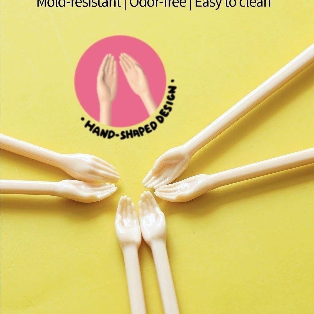 5 párů Hůlky s dlouhou rukojetí do dlaně Plastové tréninkové hůlky pro děti Začátečník