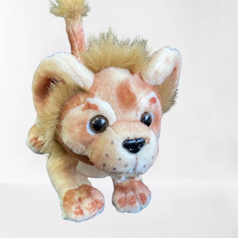 

Plush Lion Tiger Toy Curiosity Bear Plush Vocal Toy Music Doll Gift Childrens Lion