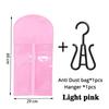 Plussign Wig Storage Bag With Hanger Holder Case Wigs Pouch Water Dust-Proof Organizer Protect For Professional Hair Extensions
