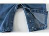 Cartoon Baby Denim Ärmelloser Overall - Niedlicher Krabbel-Romper für Frühling/Herbst