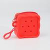 Soft Silicone Zipper Coin Purse Stain Resistant Multi Card Slot Holder Mini Money Pouch for Vacation Trips