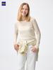 Gu SofT Sheer Crew Neck T  Long Sleeve 