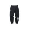 Basketball Series Letter Pattern Knit Sports Joggers Men Bottoms Black 152211319-1