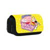 Shovelware Brain Game Doublelayer Pencil Case With Fruit Doodle Design For Students And Kids