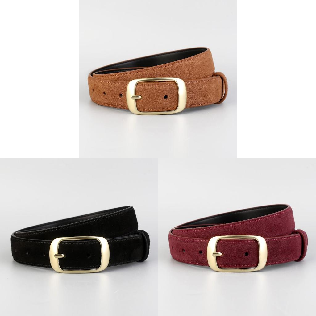 Classic Genuine Leather Waist Belt For Women With Pin Closure For Jeans And Formal Use