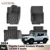 For Toyota Land Cruiser Prado LC250 (5 Seats) 2024 Custom All-Weather TPE Floor Mat Carpet Cover Auto Interior Accessories