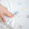 Nishikawa Nap Nap Nursery Made in Nap Mat 47727 Star Nap Futon, waschbar, Futon, Kindergarten, Schule, Japan, Muster/Weiß [700]