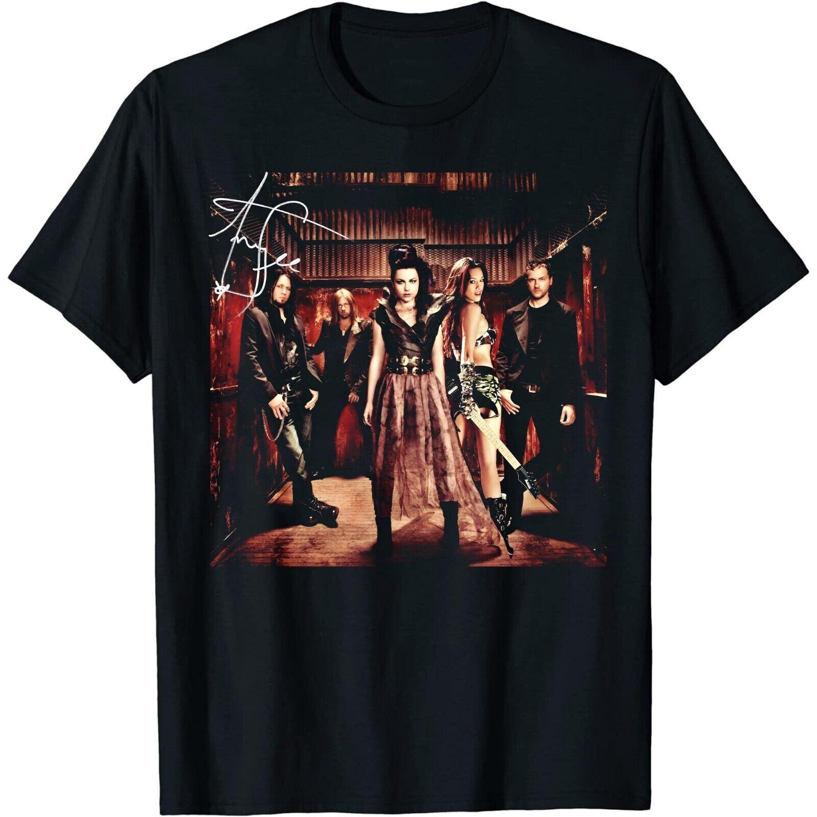 New Rare Evanescence Band T-Shirt New Black T-Shirt XXXXL