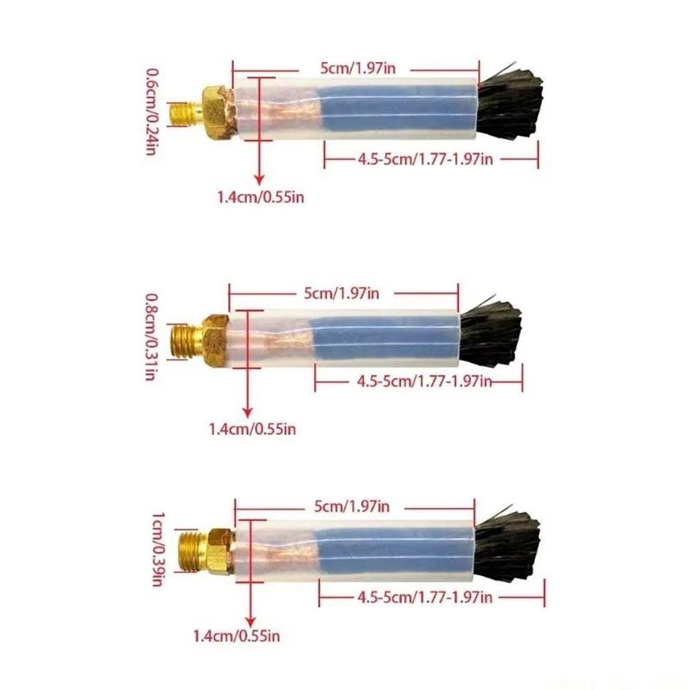 1Pcs Copper Head Weld Seam Pickling Brush TIG Weld Cleaning Tool For Stainless Steel Weld Cleaning