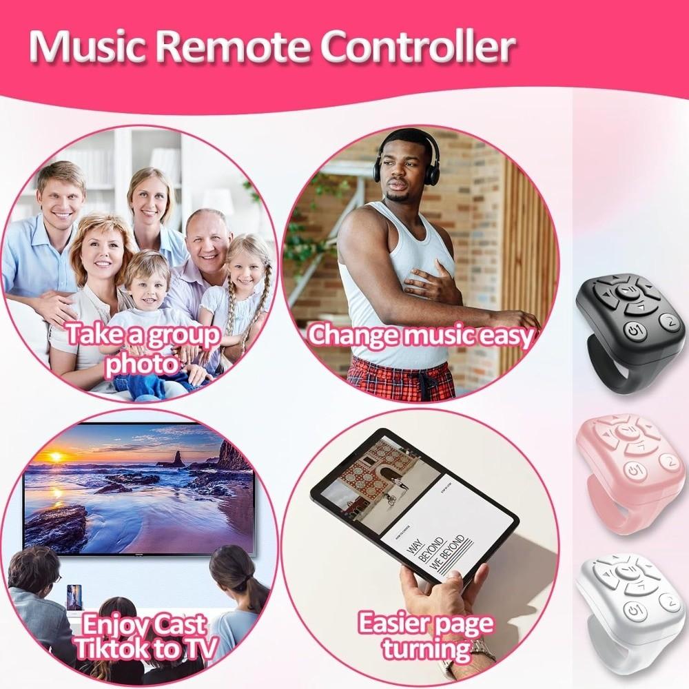 Fingertip Control APP Scrolling Ring Bluetooth Technology Wireless Controller  E-Reader Control