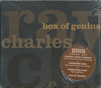 CD RAY CHARLES - Box of Genius (UK Import)  CCD22482 Concord Records 2004 US Soul/Funk Used