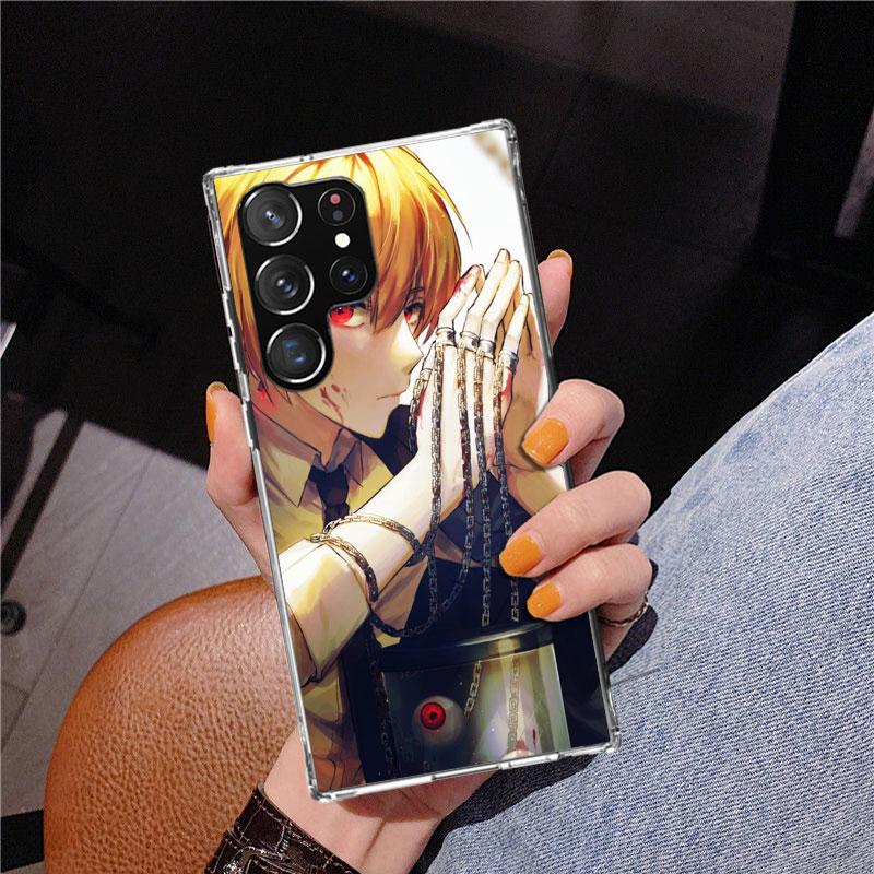Huner X-Hunters Kurapika Phone Case For Samsung Galaxy S24 S25 Edge S26 Ultra S23 S22 S21 Plus S20 FE + Personalized Print Cover