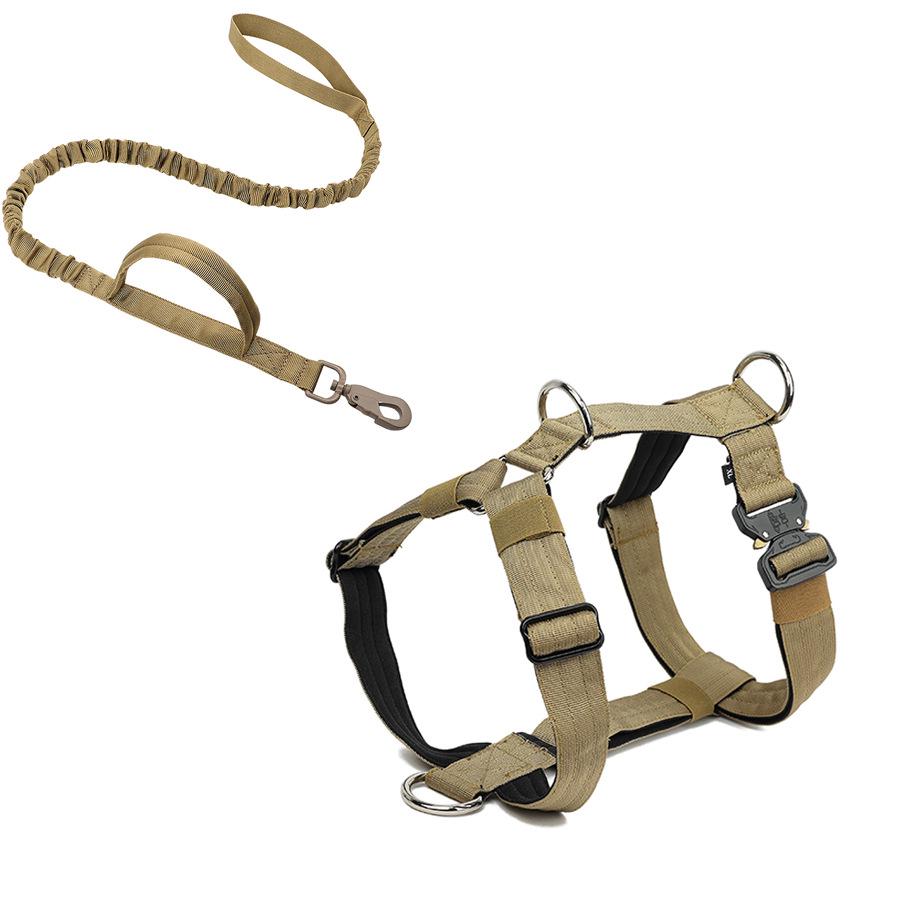 Cross-Border Tactical Vest for Medium & Large Dogs - Harness Style Pet Clothing for Outdoor Activities