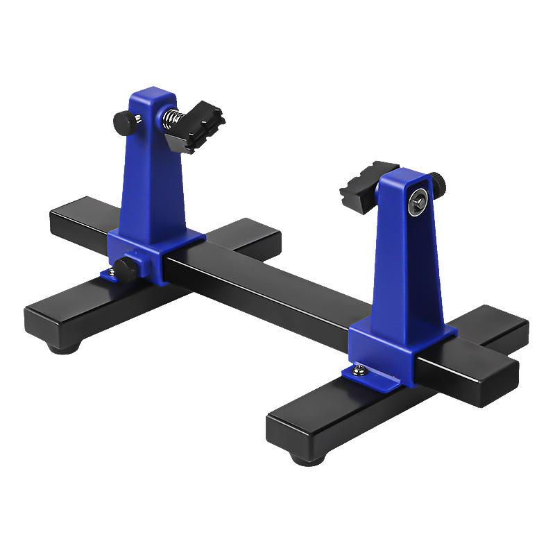 Adjustable 360° Circuit Board Holder with ESD-Safe Clamping System for Electronics Repair & DIY Projects