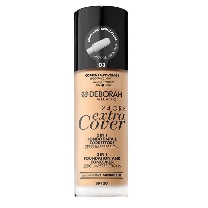 Deborah Milano 24 Ore Extra Cover 2 в 1 SPF20 03 30мл
