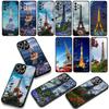 Love Paris Eiffel tower pink Phone Cover Case for Apple iPhone 16 15 14 Plus 13 12 Mini 17 Pro Max + ProMax 16E Air 16+ Casing
